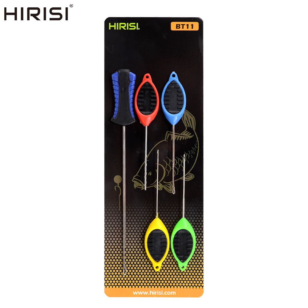 Fishing Hook Stainless Steel - ชุดเข็มตกปลาคาร์พ Hirisi, เข็มต่อสายเบ็ดแบบ Pop Up Boilie,