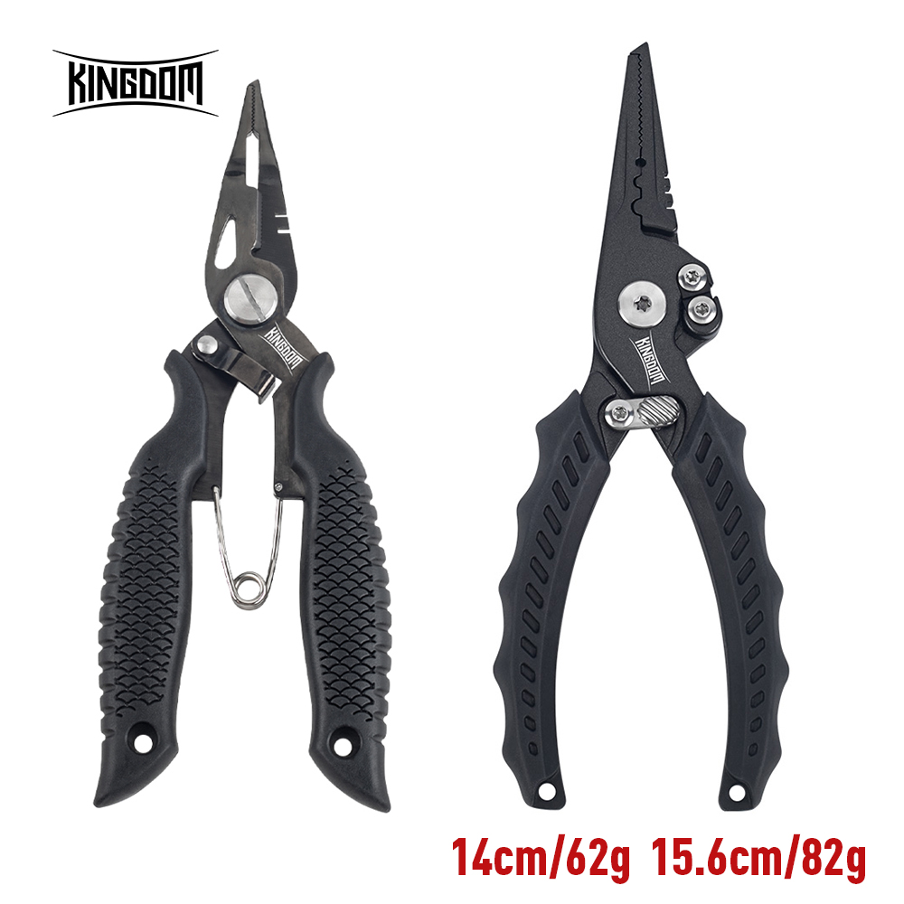 Fishing Hook Remover - Kingdom คีมตกปลามัลติฟังก์ชั่แยกแหวนเครื่องตัดลวด Hooks Remover Fishing Tackle