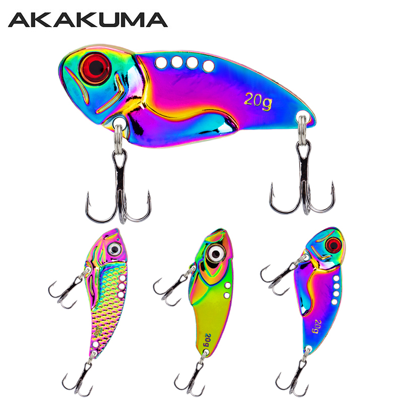 Fishing Hook Treble - เหยื่อตกปลาโลหะหลากสี 3 ชิ้น น้ำหนัก 5 กรัม