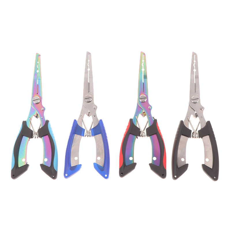 Fishing Hook Stainless Steel - คีมตกปลาอเนกประสงค์ 1 ชิ้น ป้องกันการลื่น ทำจากสแตนเลส ตัดสายเอ็น