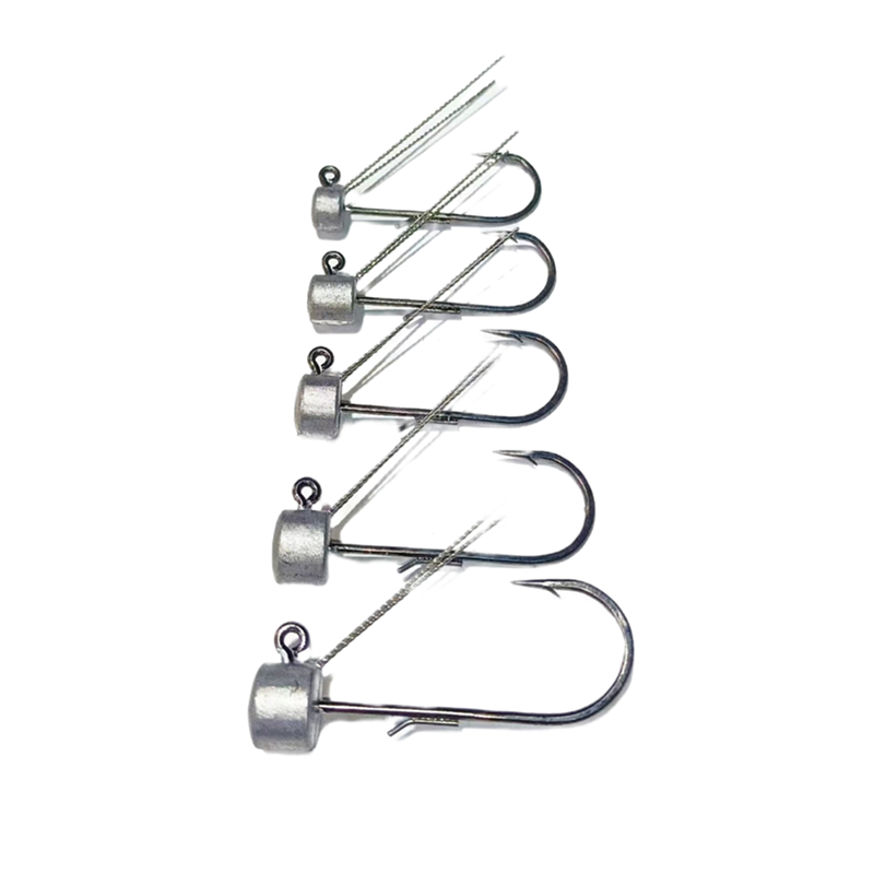 Fishing Hook Weedless - 10 ชิ้น * ตกปลาเห็ดรูปร่าง Ned Rig
