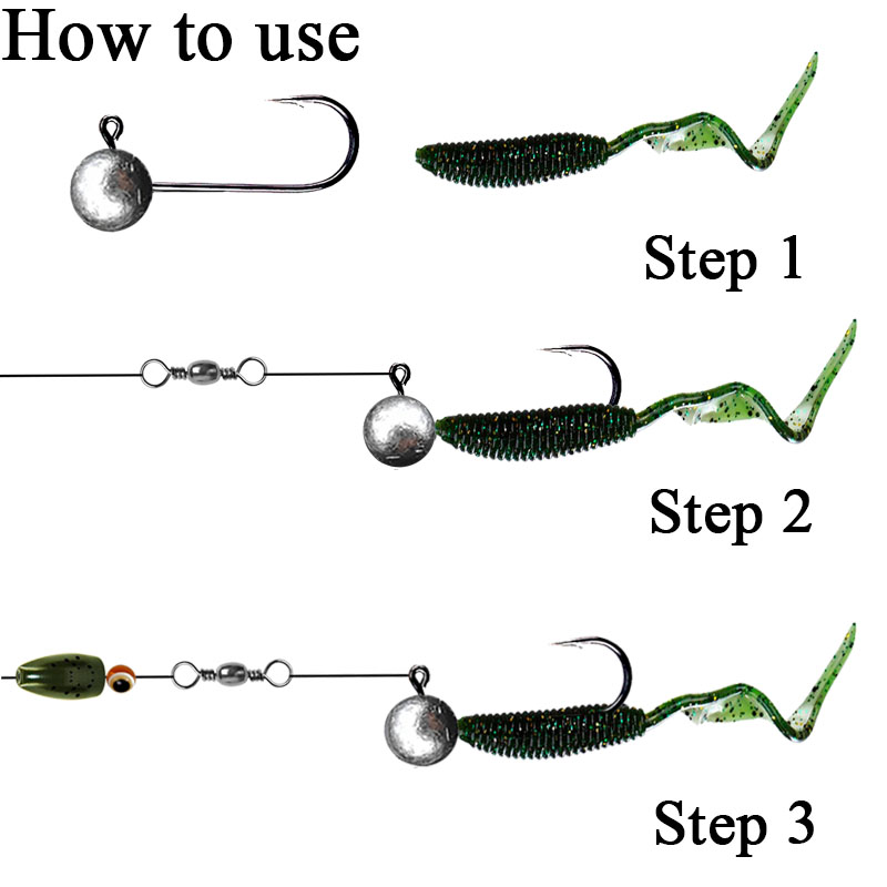 10 ชิ้น/ล็อต Jig Head ตะขอตกปล - Fishing Hook Barbless บทวิจารณ์และราคา