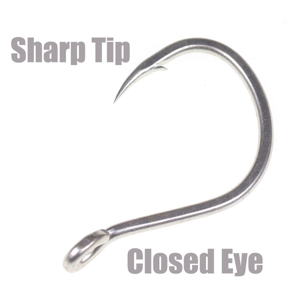 10pcs ดีบุก Anti-Rust น้ำเค็ม  - Fishing Hook Barbless บทวิจารณ์และราคา