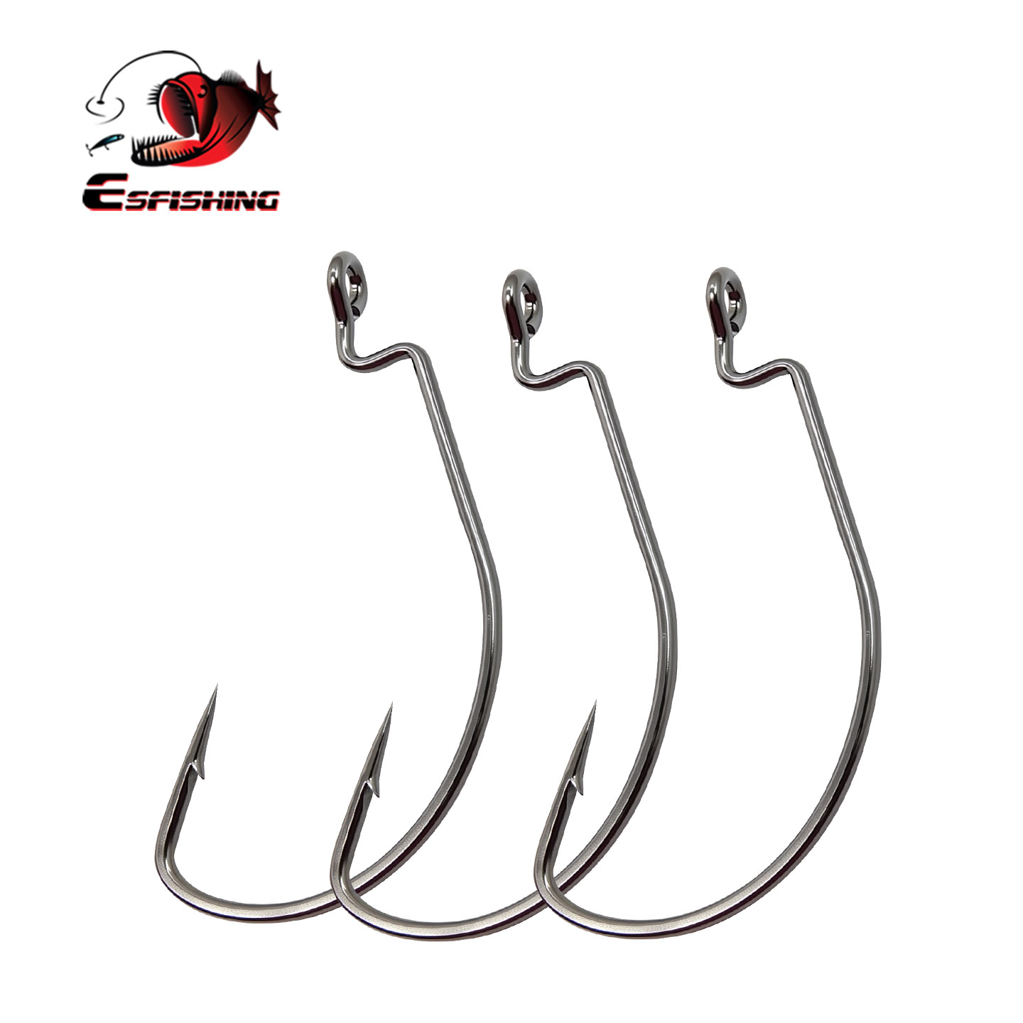 เบ็ดตกปลา ESFISHING แบบออฟเซ็ต - Fishing Hook Offset บทวิจารณ์และราคา