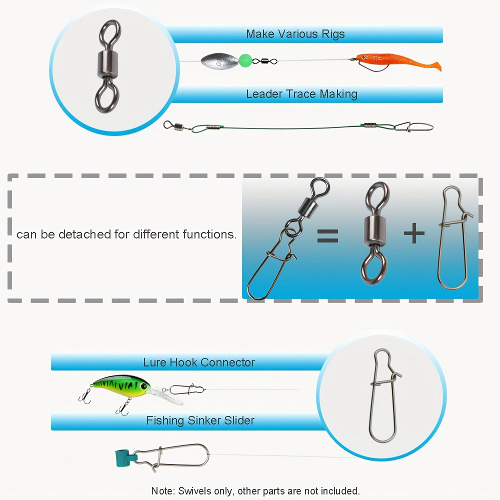 95/210 ชิ้นชุดอุปกรณ์เชื่อมต่อ - Fishing Hook Stainless Steel บทวิจารณ์และราคา