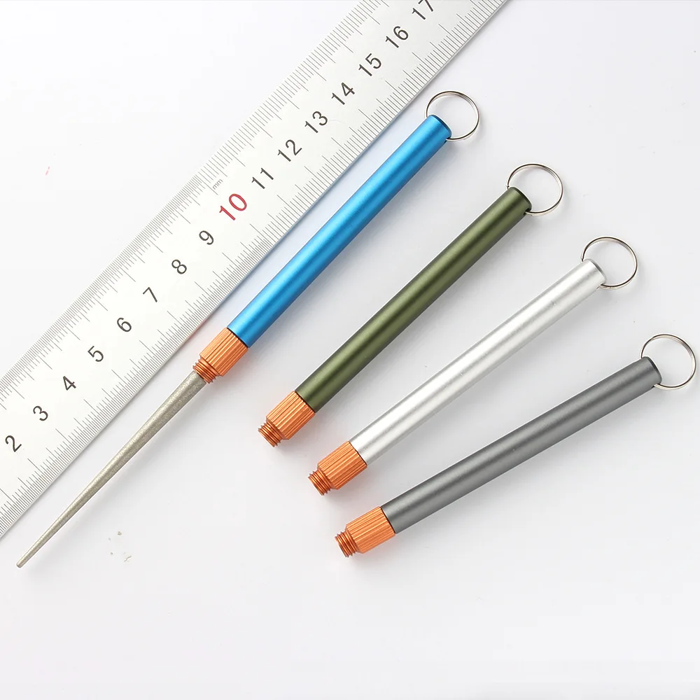 กลางแจ้งMatte Mini EDCมีดSharp - Fishing Hook Sharpener บทวิจารณ์และราคา