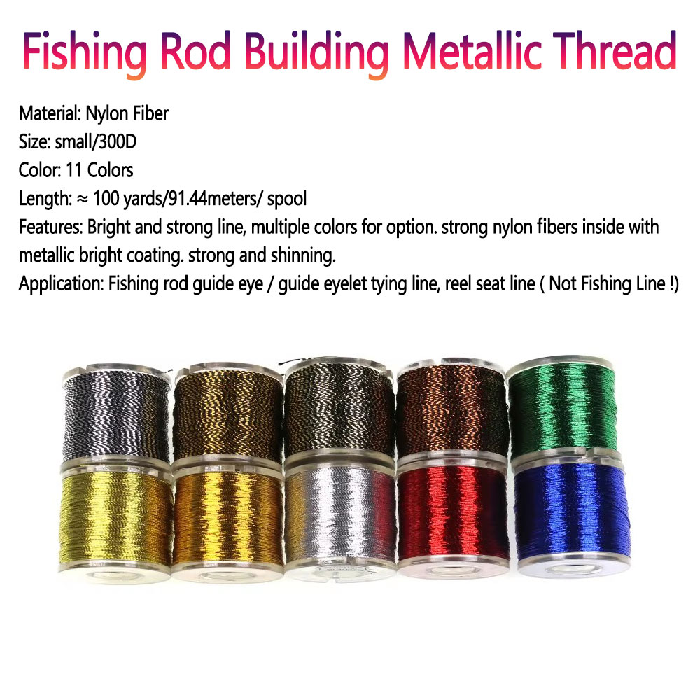 ด้ายโลหะสำหรับพันคันเบ็ด 100 ห - Fishing Hook Jig บทวิจารณ์และราคา