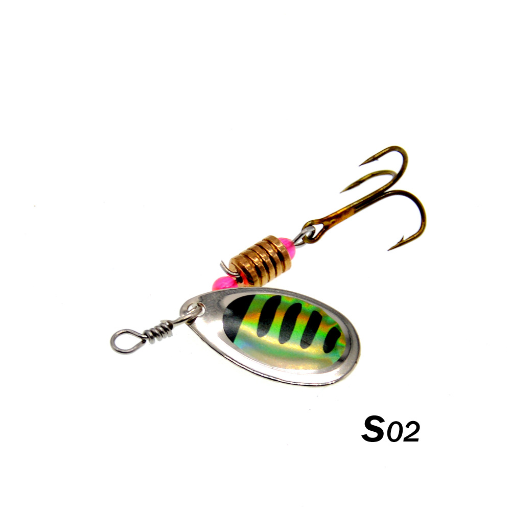 ตกปลา Lure Spinner หมุนช้อน 10 - Fishing Hook Treble บทวิจารณ์และราคา