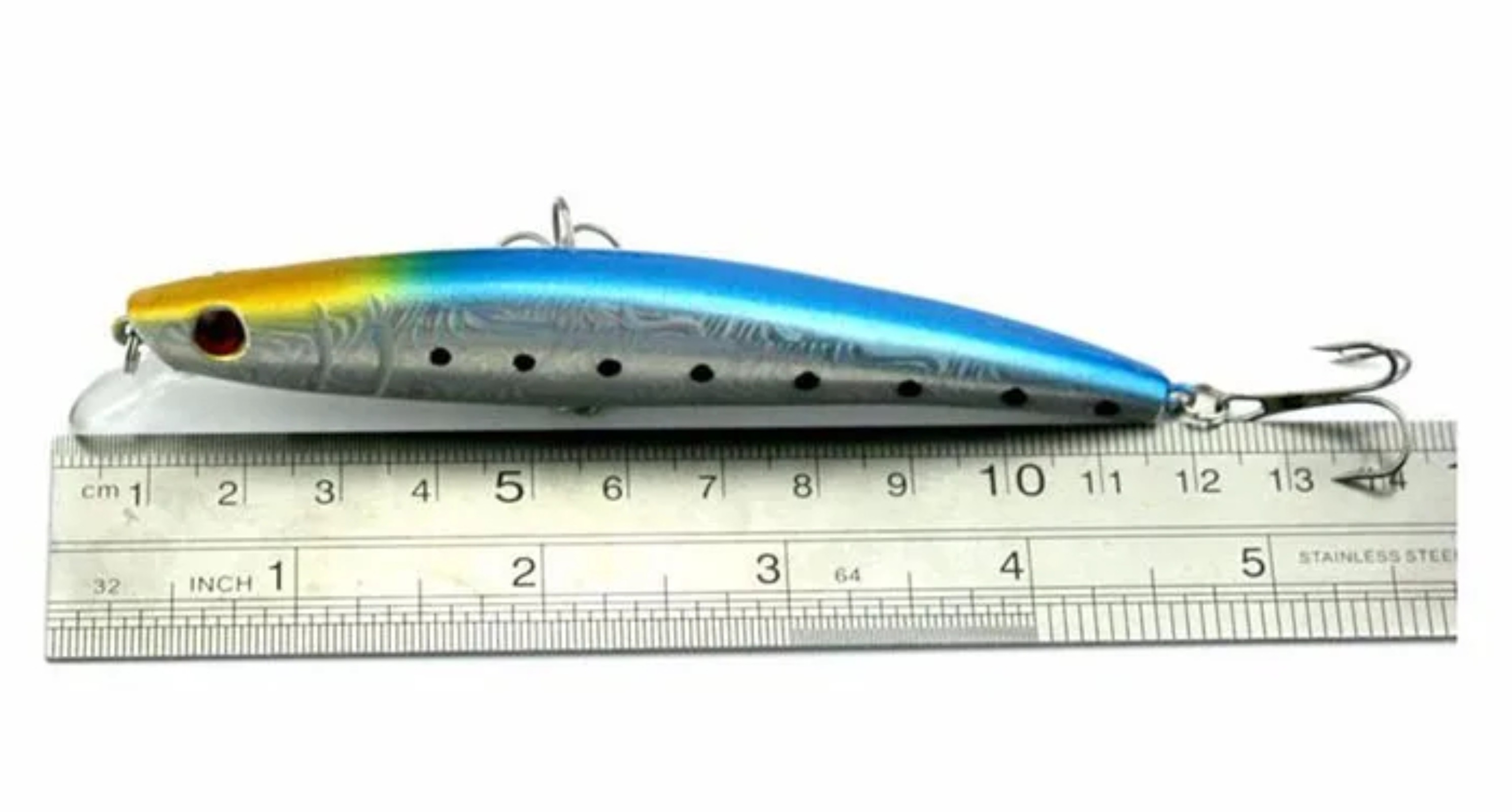 เหยื่อตกปลาแบบมิโนว์ 110 มม. 1 - Fishing Hook Treble บทวิจารณ์และราคา