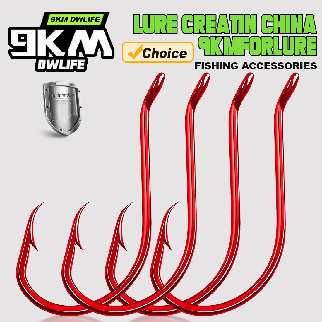 9 กม. 100 ชิ้นตะขอปลาหมึกยักษ์ - Fishing Hook Circle บทวิจารณ์และราคา