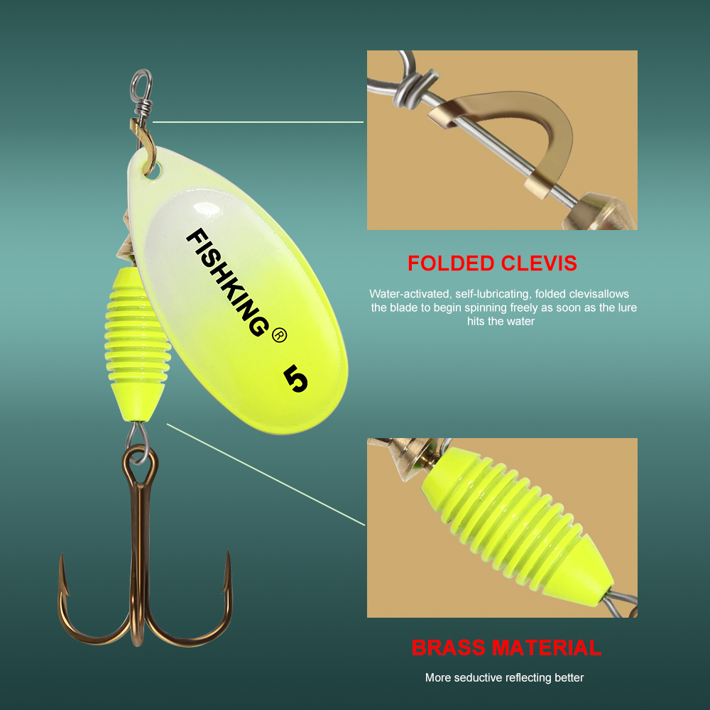 เหยื่อตกปลาโลหะ4G 4.8G 7G 10G  - Fishing Hook Treble บทวิจารณ์และราคา