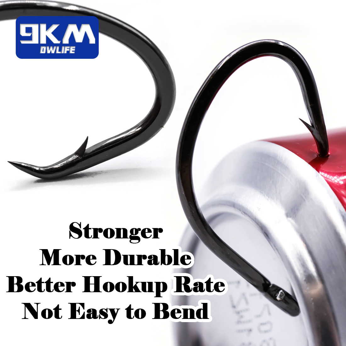 9KM ตะขอวงกลม 25 ~ 50 ชิ้นตะขอ - Fishing Hook Circle บทวิจารณ์และราคา
