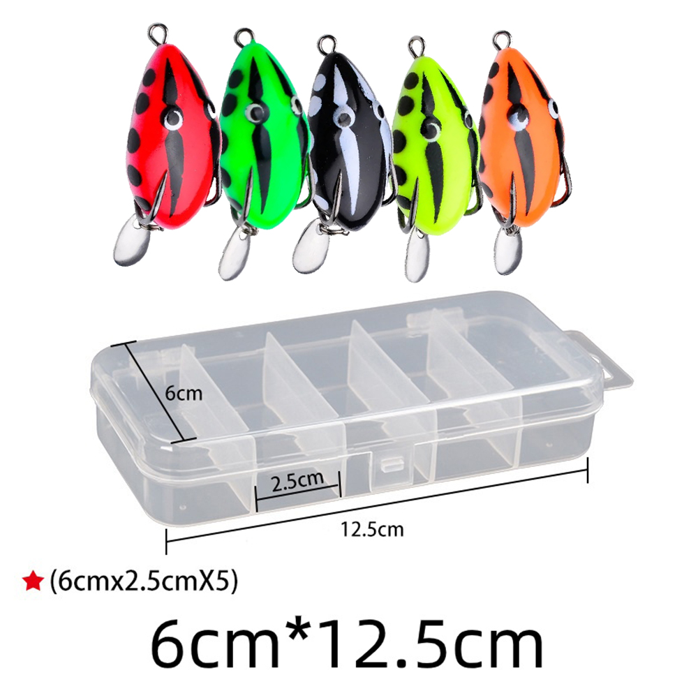 ชุดเหยื่อตกปลาแบบลอยน้ำ 5 ชิ้น - Fishing Hook Weedless บทวิจารณ์และราคา