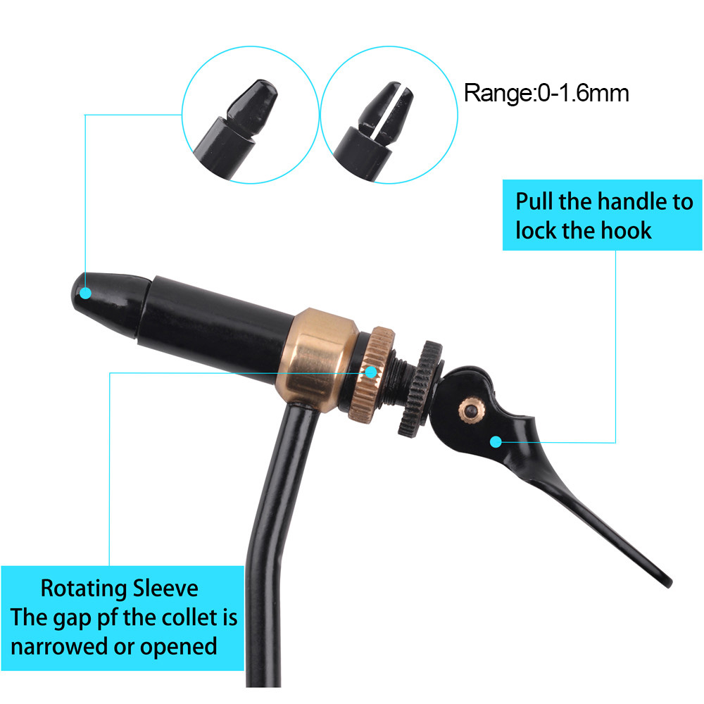 ROTARY Fly Tying Vise เครื่องม - Fishing Hook Jig บทวิจารณ์และราคา