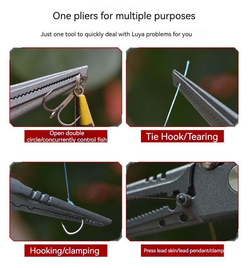 Luya คีมตัดอเนกประสงค์มีความแม - Fishing Hook Remover บทวิจารณ์และราคา