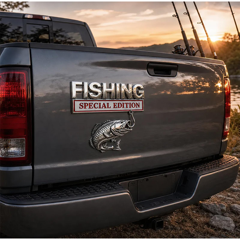 ตราสัญลักษณ์รถตกปลาโครเมียม โล - Fishing Hook บทวิจารณ์และราคา