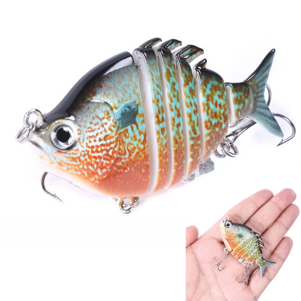 63mm 9.3g เหมือนจริงปลานิล Swi - Fishing Hook Treble บทวิจารณ์และราคา