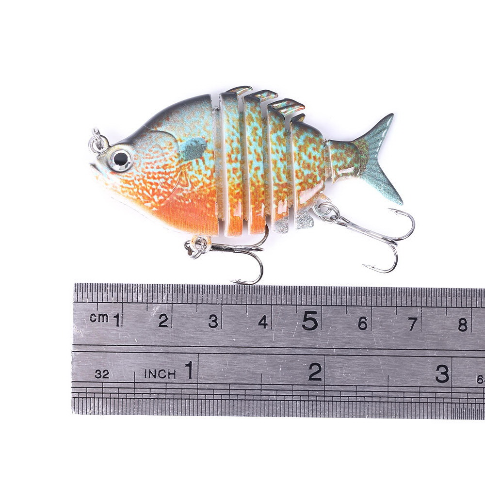 63mm 9.3g เหมือนจริงปลานิล Swi - Fishing Hook Treble บทวิจารณ์และราคา