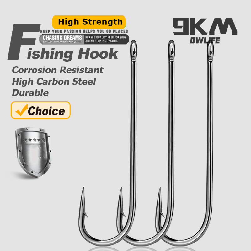 เบ็ดตกปลา ตะขอเกี่ยวแบบก้านยาว - Fishing Hook Barbless บทวิจารณ์และราคา