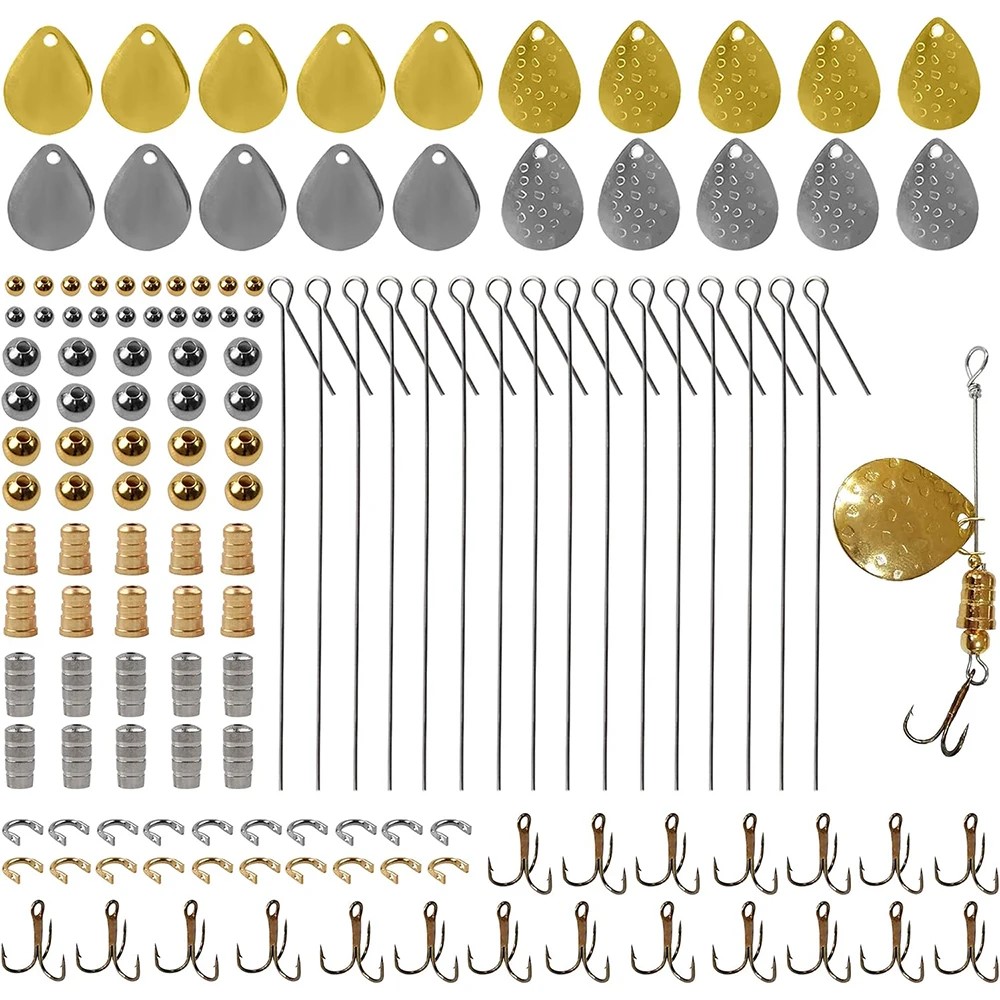 ชุดทำเหยื่อตกปลา140ชิ้นช้อนตัก - Fishing Hook Treble บทวิจารณ์และราคา