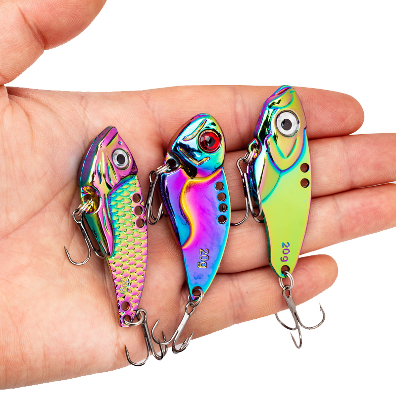 เหยื่อตกปลาโลหะหลากสี 3 ชิ้น น - Fishing Hook Treble บทวิจารณ์และราคา