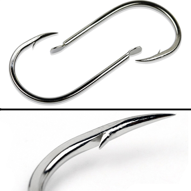 100ชิ้น/ล็อต7ขนาดตะขอตกปลาสีดำ - Fishing Hook Circle บทวิจารณ์และราคา