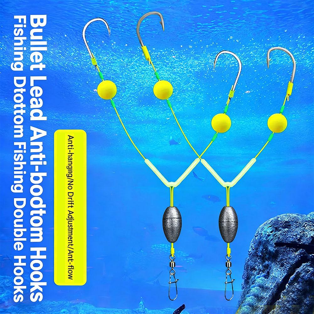 ชุดอุปกรณ์ตกปลาแบบ Anti-Snag W - Fishing Hook Weedless บทวิจารณ์และราคา