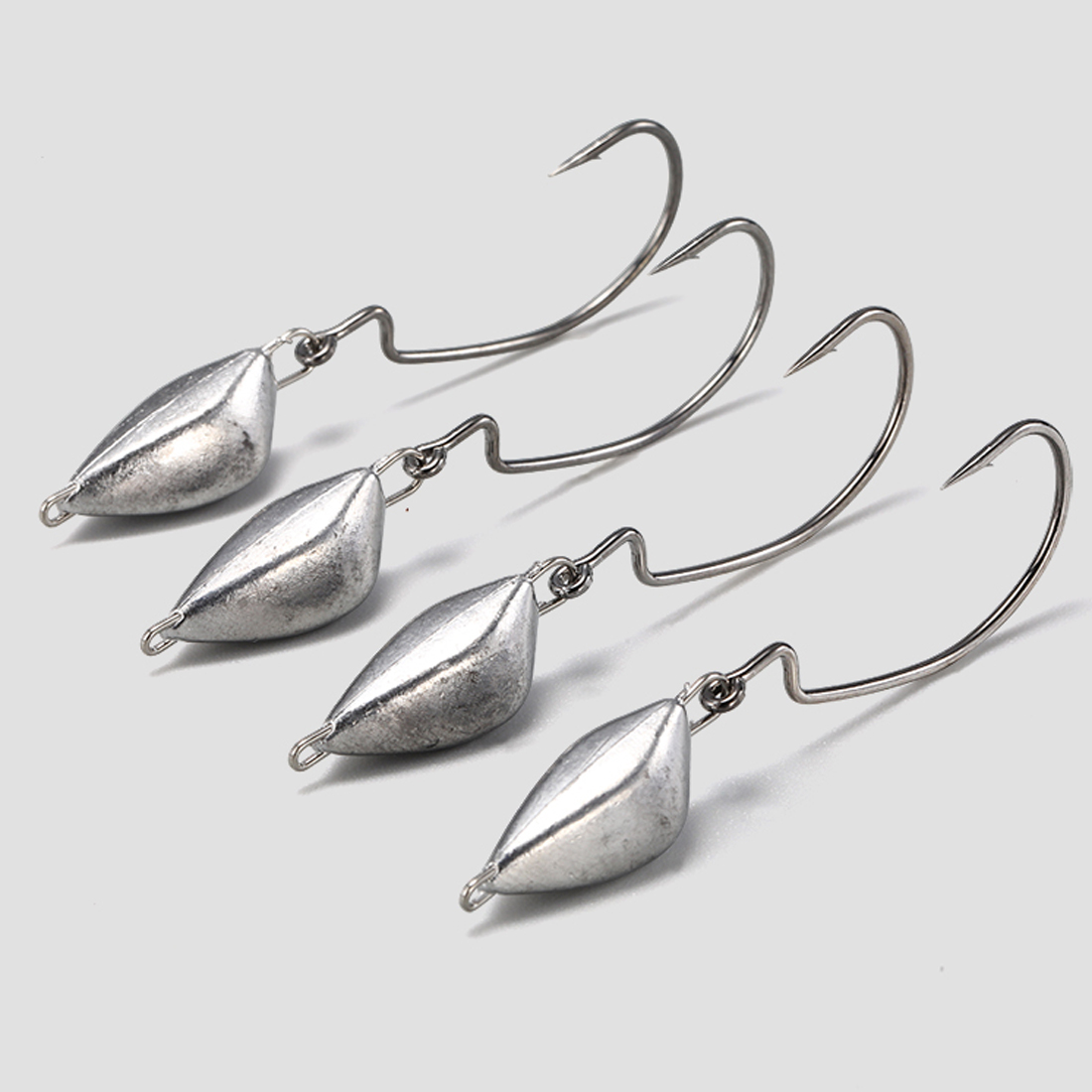 FishTrip 10 ชิ้นหัวจิ๊กเบ็ดตกป - Fishing Hook Weedless บทวิจารณ์และราคา
