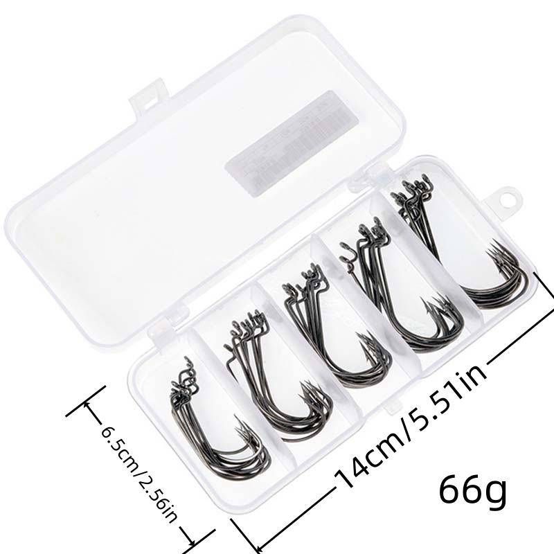 เบ็ดตกปลาเหล็กกล้าคาร์บอนสูง 5 - Fishing Hook Jig บทวิจารณ์และราคา