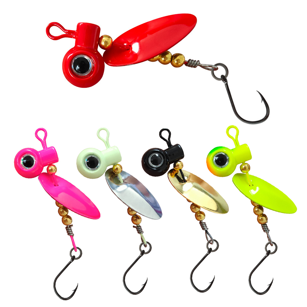 หัวจิ๊กกิ้งแบบมีใบพัดหมุน 5 ชิ - Fishing Hook Offset บทวิจารณ์และราคา
