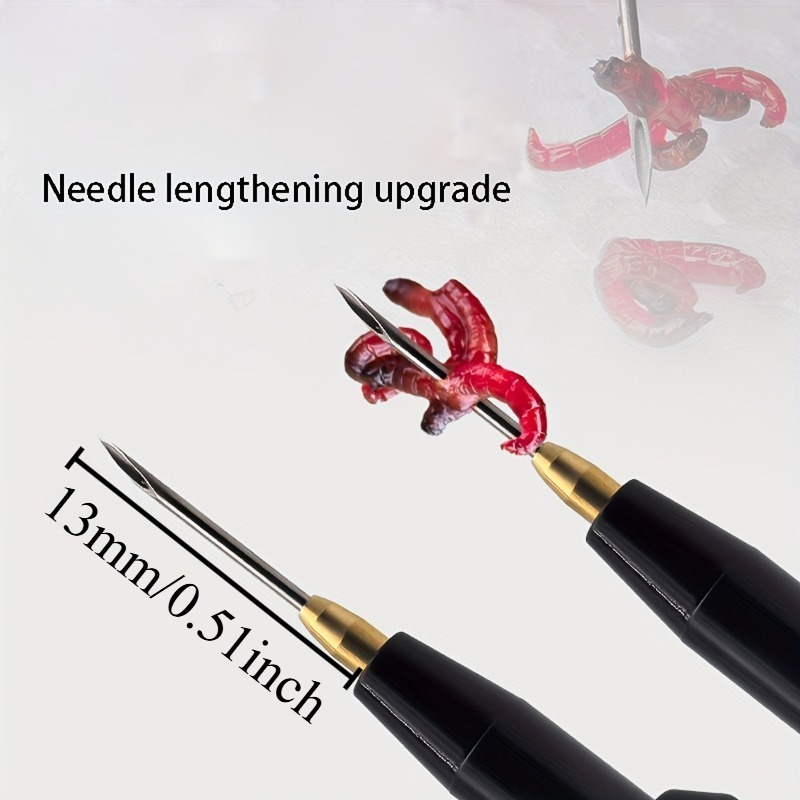 อุปกรณ์ใส่เหยื่อหนอนสีแดง 2 ชิ - Fishing Hook Size บทวิจารณ์และราคา