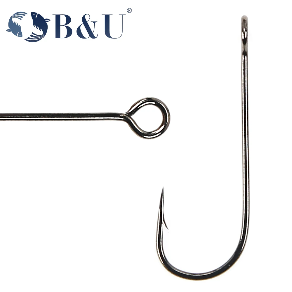 เบ็ดตกปลา B&U 20 ชิ้น แบบตาใหญ - Fishing Hook Barbless บทวิจารณ์และราคา