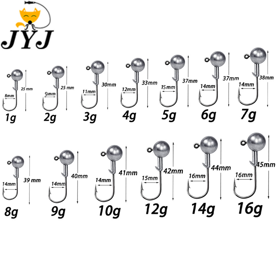 ตะขอจิ๊กเฮด WODJYJ ขนาด 1 กรัม - Fishing Hook Offset บทวิจารณ์และราคา