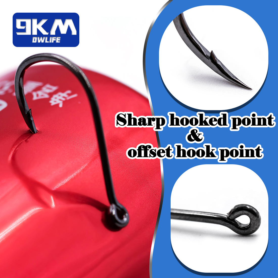เบ็ดตกปลาอิเซอามะ 9KM 50~200 ช - Fishing Hook Circle บทวิจารณ์และราคา