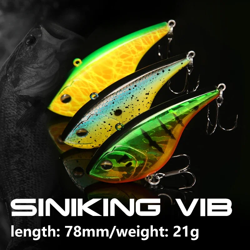 21g/78mm VIB Fishing Lure เหยื - Fishing Hook Treble บทวิจารณ์และราคา
